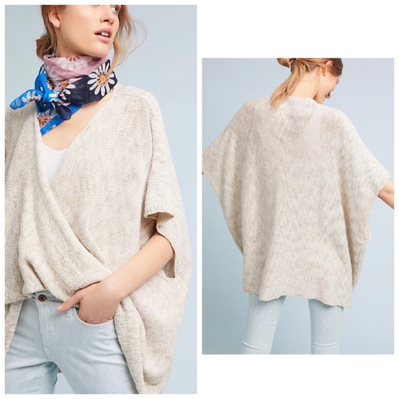Anthropologie Tops - Anthropologie Ellington Twisted Poncho NWT